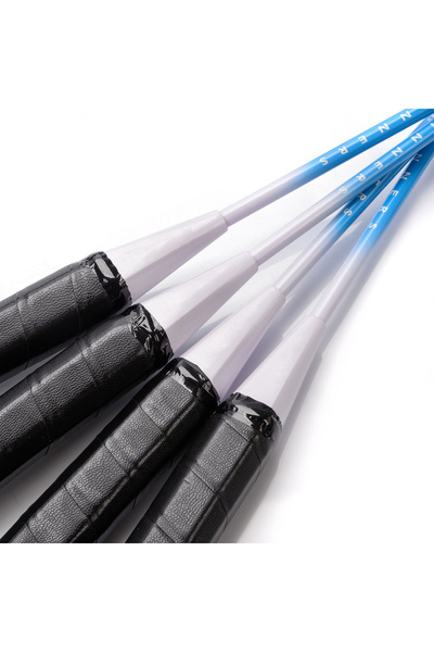 Sofia Concept Set de badminton Family Winner, 4 rachete, 3 volane, fileu, alb/albastru