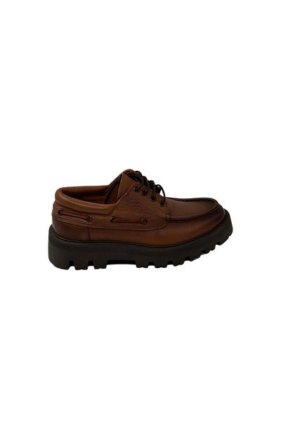 CLASS WOOD 2265 Stylish High Sole Classic Shoes Tan