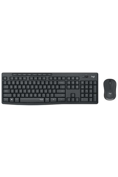 logitech Set tastatura si mouse wireless MK 295, Layout Francez, Logitech, Negru, AZERTY