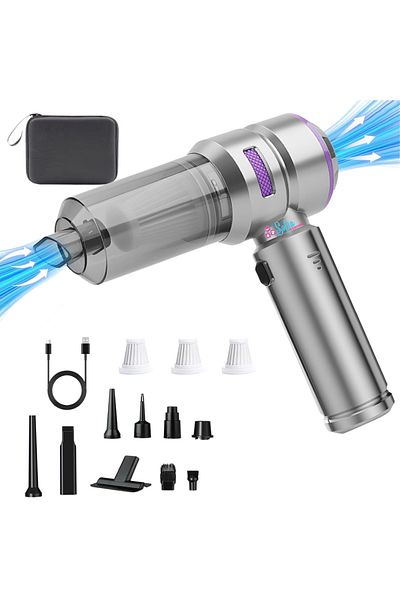 Sofia Concept Aspirator Portabil pentru Casa si Masina, Sofia CONCEPT®, 3 in 1, 16000Pa, 6000 Mah, Purple