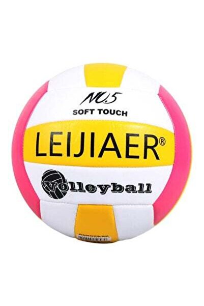 HALAMODO كرة طائرة قابلة للنفخ ناعمة الملمس 21.5 سم