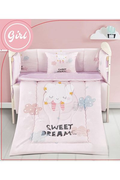 NAJMA 5-piece summer crib bumper pad to give your child comfort