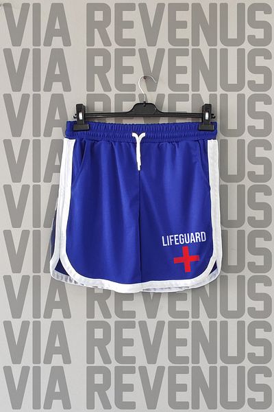 Vordevia Αθλητικό σορτς προπόνησης Lifeguard / Lifeguard με στάμπα με λεπτομέρεια σωλήνων