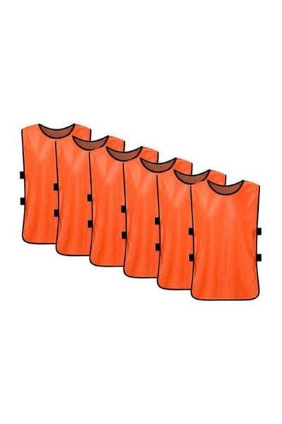 HALAMODO 6-Piece Soccer Pinnies Quick Drying Football Team Training Bibs