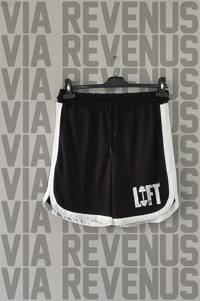 Vordevia Αθλητικό σορτς προπόνησης με στάμπα Lift Gym με λεπτομέρεια