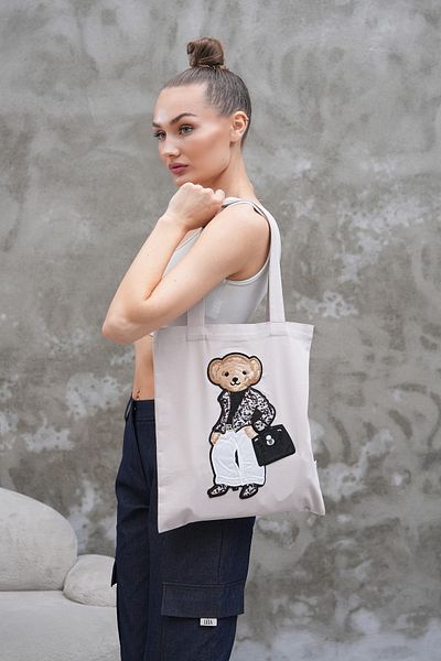ETALON Design Teddy Bear Figured Cloth Bag – Young and Stylish Style