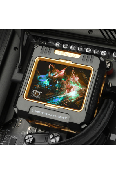 ThermalRight Frozen Warframe 360 With 2.4 inch screen Black Argb