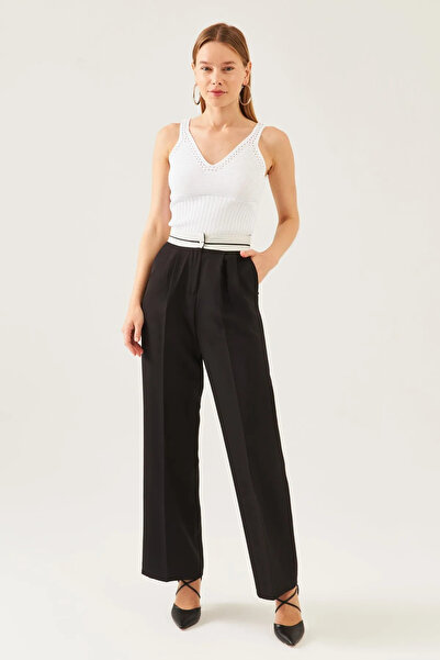 ZYRA Women's Sleeveless Strap Waist and Collar Detailed Summer Athlete Knitwe...