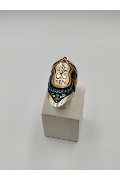 ALTUNTAŞ GÖKTÜRK YAZILI ZORBEY AYARLANABİLİR 925 AYAR GÜMÜŞ ZİHGİR OKÇU YÜZÜĞÜ