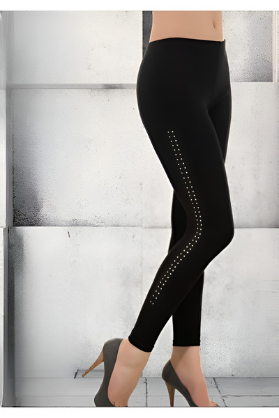 Altınay Kadın Uzun Taşlı Tayt - %90 Pamuk (Lilitime)