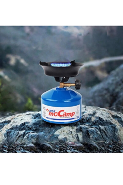 İksa Mini Kamp Ocak Gazlı Kamp Ocağı Pratik Piknik Tüpü + Çakmak Gazı Hediye