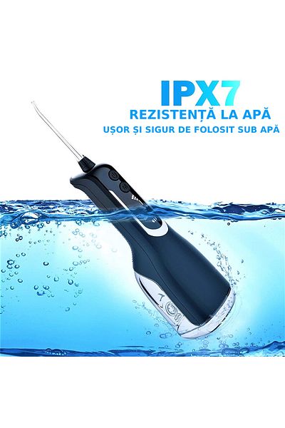 Sofia Concept Professional Oral Irrigator for Mouthwash, Sofia CONCEPT®, 5 Speeds, IPX7, 2200mAh, 330 ML, Black