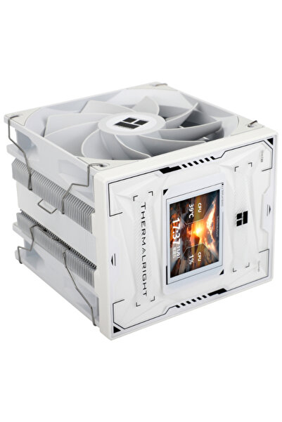 ThermalRight لعبة Burst Assassin 120 Vision باللون الأبيض مع شاشة