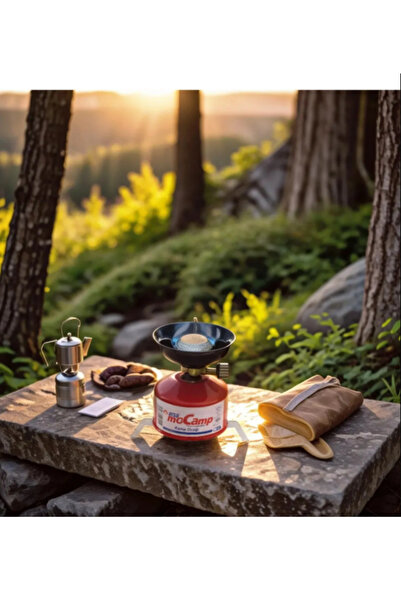 İksa Mini Kamp Ocak Gazlı Kamp Ocağı Pratik Piknik Tüpü + Çakmak Gazı Hediye