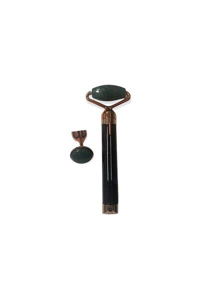 SIKS ® facial massage roller for wrinkle reduction, portable, green