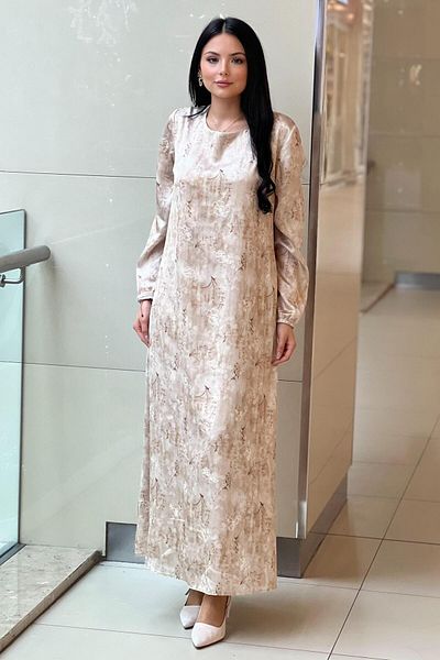 FUAT GÜRSEN Fuat Gurshen 2-Piece Guipure Jacket Patterned Dress