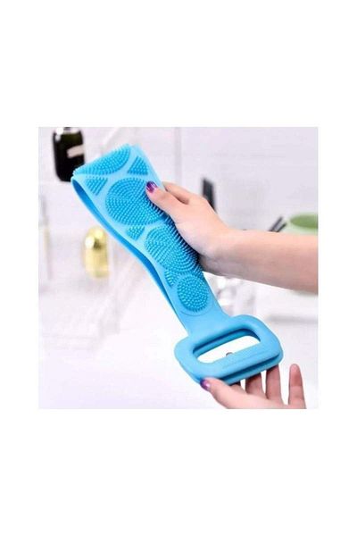 SIKS ® 2in1 Body Hygiene Tape, Massage And Exfoliation, Silicone, Blue