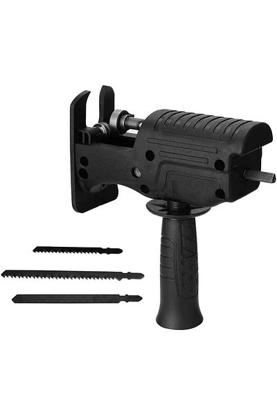 OEM Reciprocating saw adapter, Aluminum alloy, Black