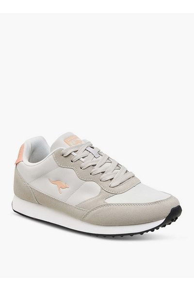 Kangaroos Women's Logo Detail Sneakers with Lace-Up Closure
