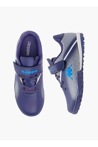 Kappa Boys' Logo Detail Football Shoes with Hook and Loop Closure
