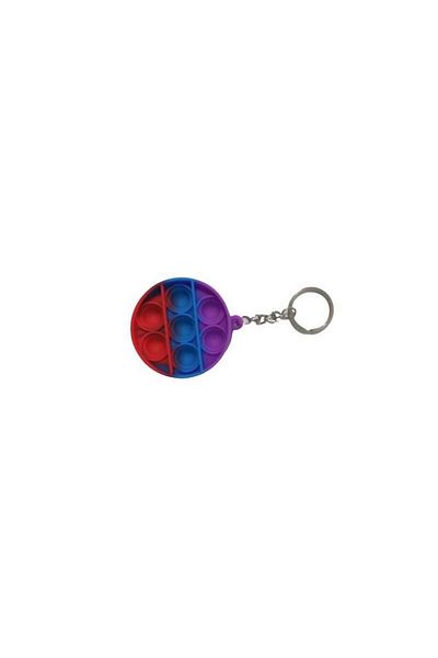 SIKS ® antistress toy keychain, circle shape, sensory toy for children and adults, multicolor