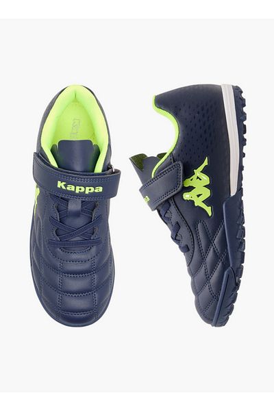 Kappa Boys' Quilted Football Shoes with Hook and Loop Closure