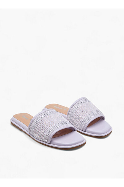 Little Missy Girls Embellished Slip-On Flat Sandals