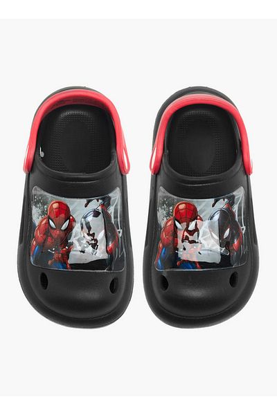 Marvel Boys Spider-Man Graphic Detail Clogs with Backstrap