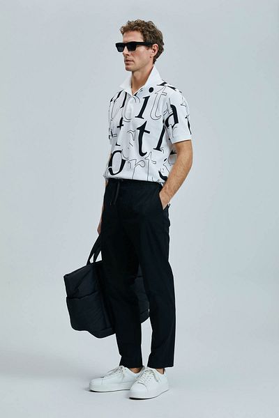 Lufian Glen Black Men's Trousers 111190336