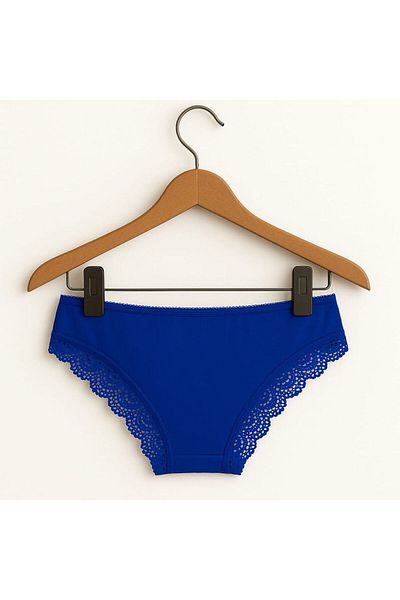 enmodaiçgiyim Γυναικείο εσώρουχο Saks Blue Lace μπροστά