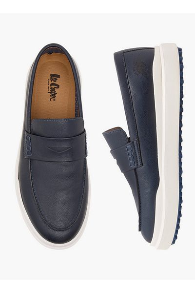 Lee Cooper Men's Textured Slip-On Loafers