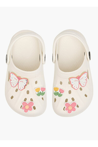 Aqua Girls Jibbitz Accent Clogs with Backstrap