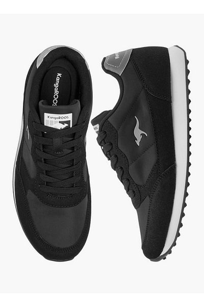 Kangaroos Women's Logo Detail Sneakers with Lace-Up Closure