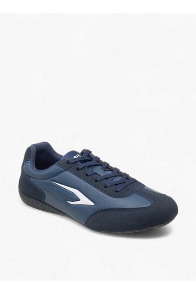 Dash Men's Logo Detail Sneakers with Lace-Up Closure