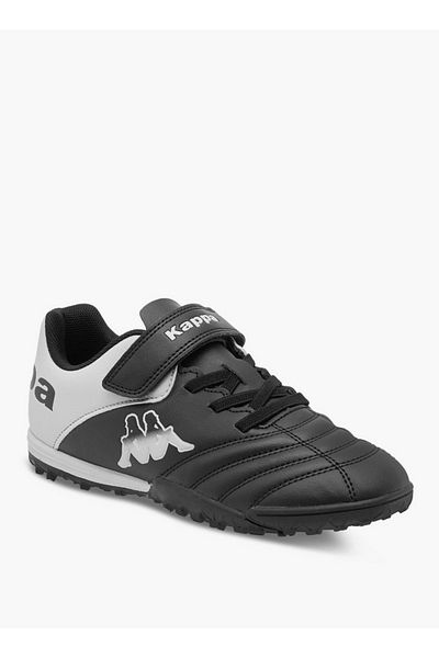 Kappa Boys' Panelled Football Shoes with Hook and Loop Closure
