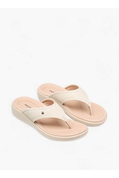 PICCADILLY Women's Solid Slip-On Thong Sandals