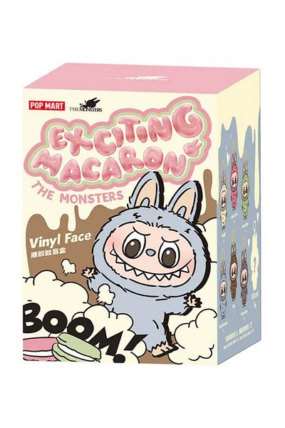 Pop Mart Labubu The Monsters - Tasty Macarons Vinyl Face Blind Box Random Design - SINGLE BOX (1PC o