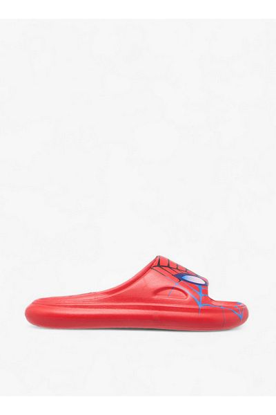 Marvel Boys Spider Man Print Slip-On Slides