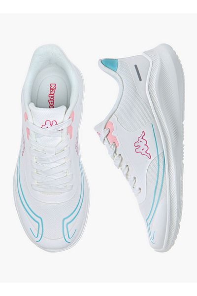 Kappa Women's Logo Print Sports Shoes with Lace-Up Closure