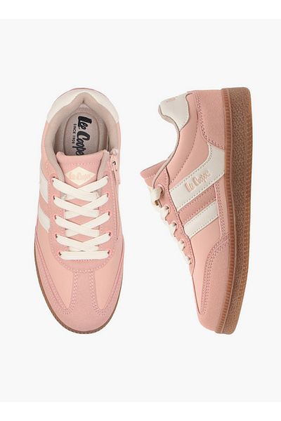 Lee Cooper Girls Panelled Lace-Up Sneakers