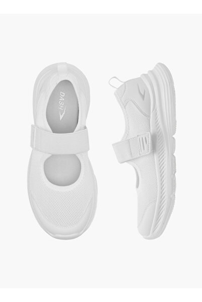 Dash Girls Textured Mary Jane School Shoes with Hook and Loop Closure