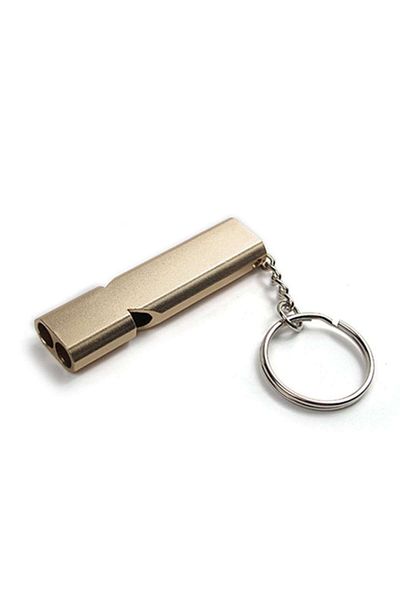 Sprise Very Powerful Black Double Whistle for Referees, Outdoor Activities