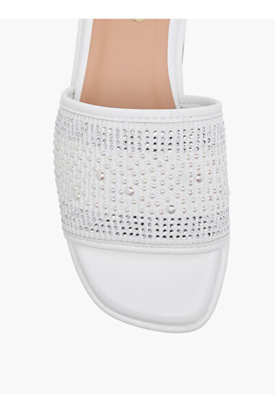 Little Missy Girls Embellished Slip-On Flat Sandals