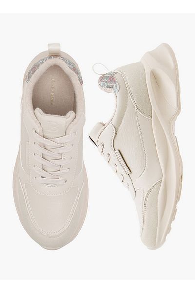 Flora Bella by Shoexpress Women's Logo Detail Sneakers with Lace-Up Closure