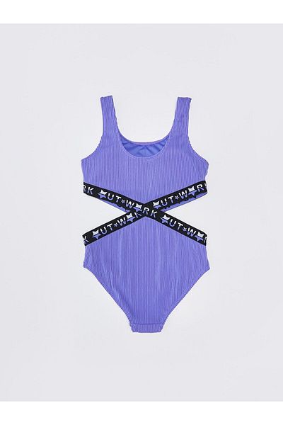 LC Waikiki Printed Girls' Swimsuit