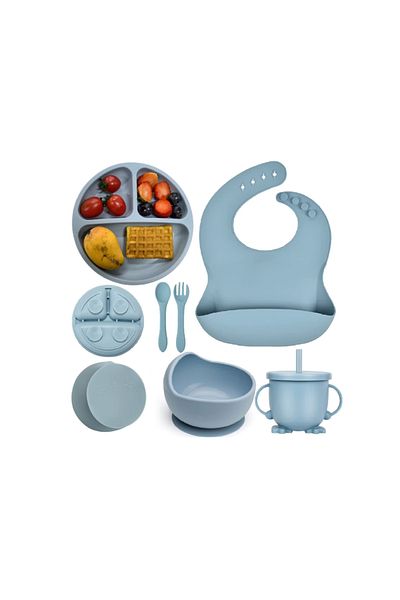 OEM 6-piece Bpa-free Silicone Set, At Performance, For Diversifying Baby Food, 6 Months, With Bowl,