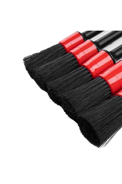 OEM Synthetic hair car detailing brushes, 5 pcs/set
