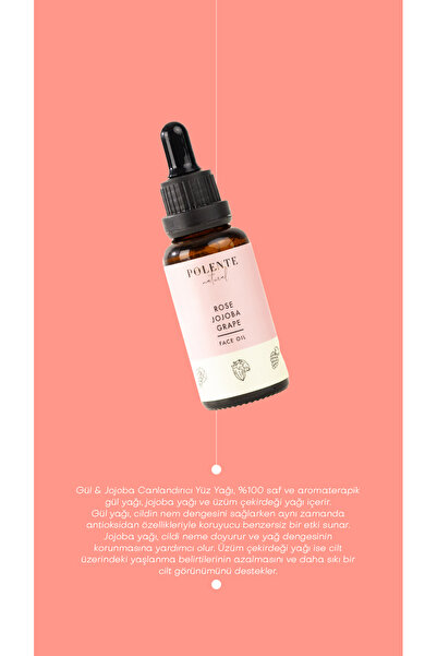 Polente Natural Gül Canlandırıcı Cilt Bakım Seri
