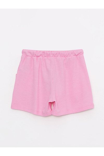 LC Waikiki Elastic Waist Basic Girl's Shorts