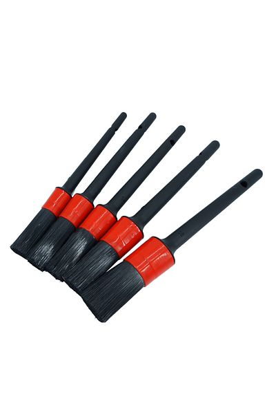 OEM Set of 5 professional brushes for interior and exterior car detailing, Webdex